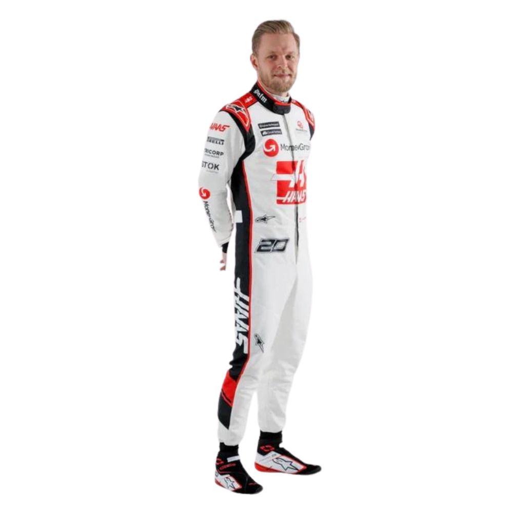 Haas F1 Team Kevin Magnussen 2023 Formel 1 Rennanzug Replika