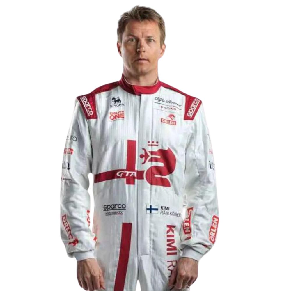 Alfa Romeo F1 Team Kimi Räikkönen 2021 Formel-1-Rennanzug Replik (Race Kimi Räikkönen)
