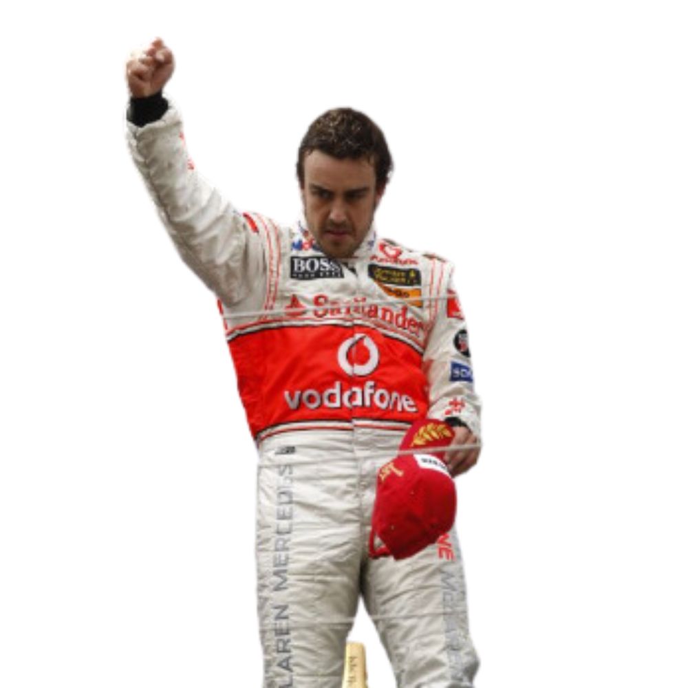 McLaren Formula 1 Team Fernando Alonso 2007 Formel 1 Rennanzug Replik (Rennen)