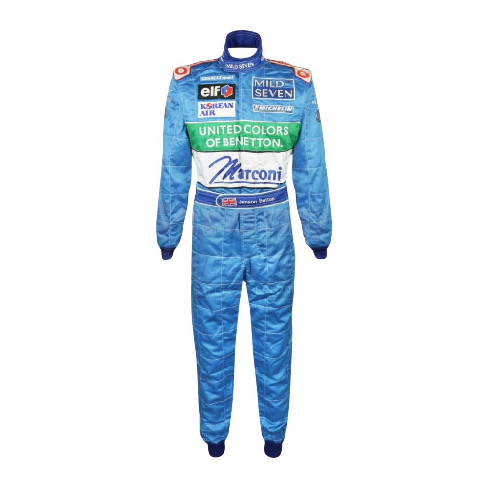 Formel-1-Rennanzug-Replik (Jenson Button Benetton Race 2001s)
