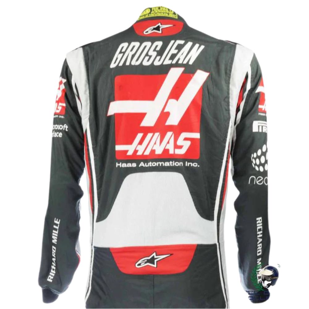 Haas F1 Team Formel-1-Rennanzug-Replika 2017 (Romain Grosjean)