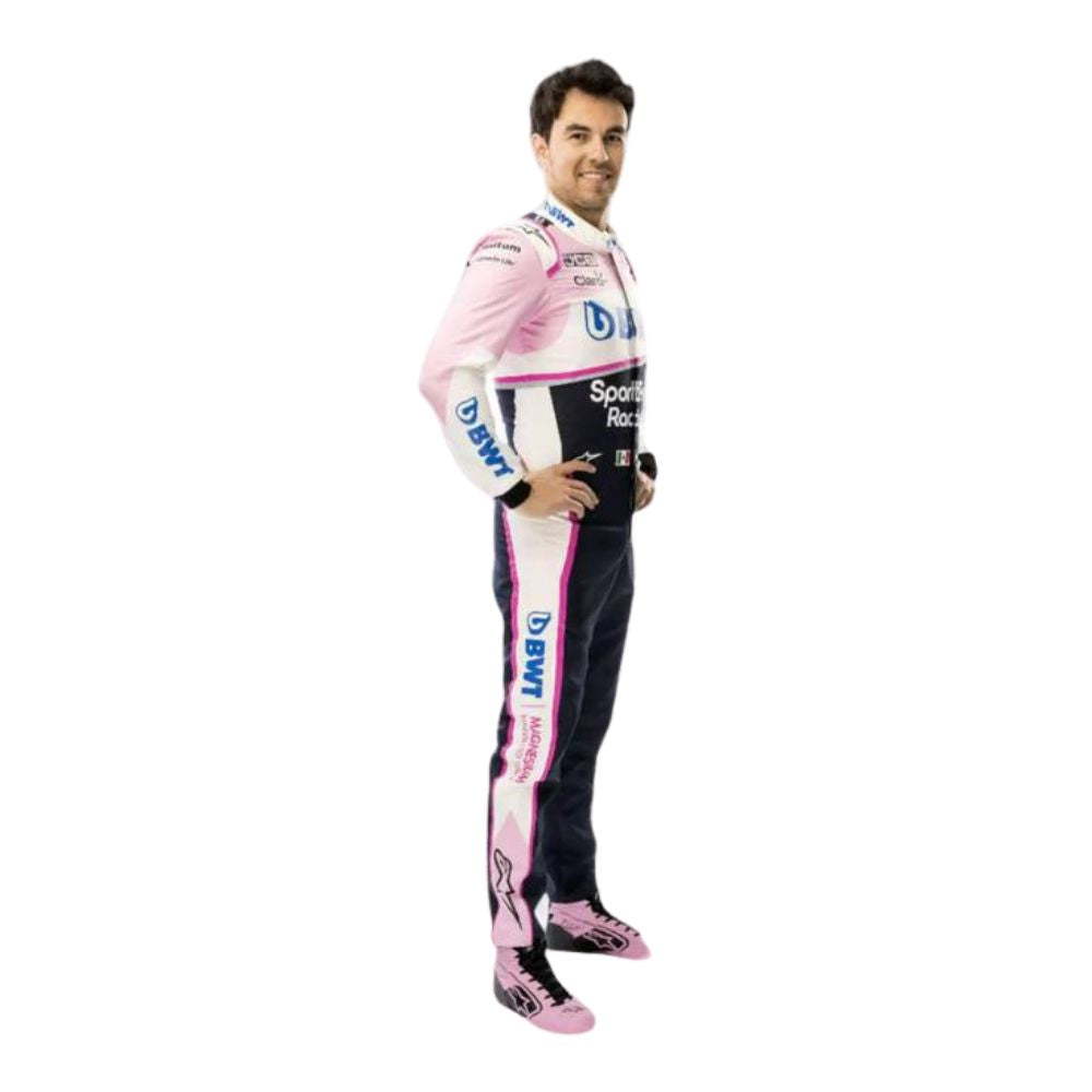 Sergio Perez 2019 Formel 1 Rennanzug Replika (Race Point)