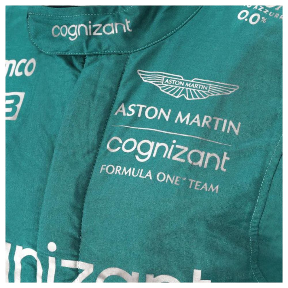 Aston Martin Aramco F1 Team Sebastian Vettel 2022 Formula 1 Racing Suit Replica (Race)