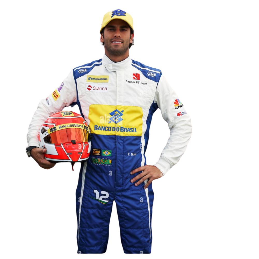 Stake F1 Team Kick Sauber 2016 Formula 1 Racing Suit Replica (Formual 1 Felipe Nasr)