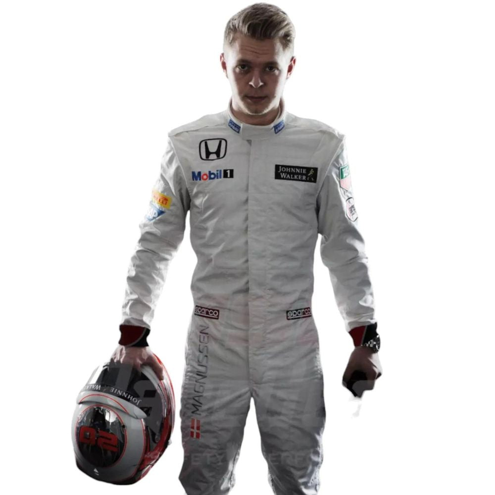 Kevin Magnussen 2015 Formel 1 Rennanzug Replik