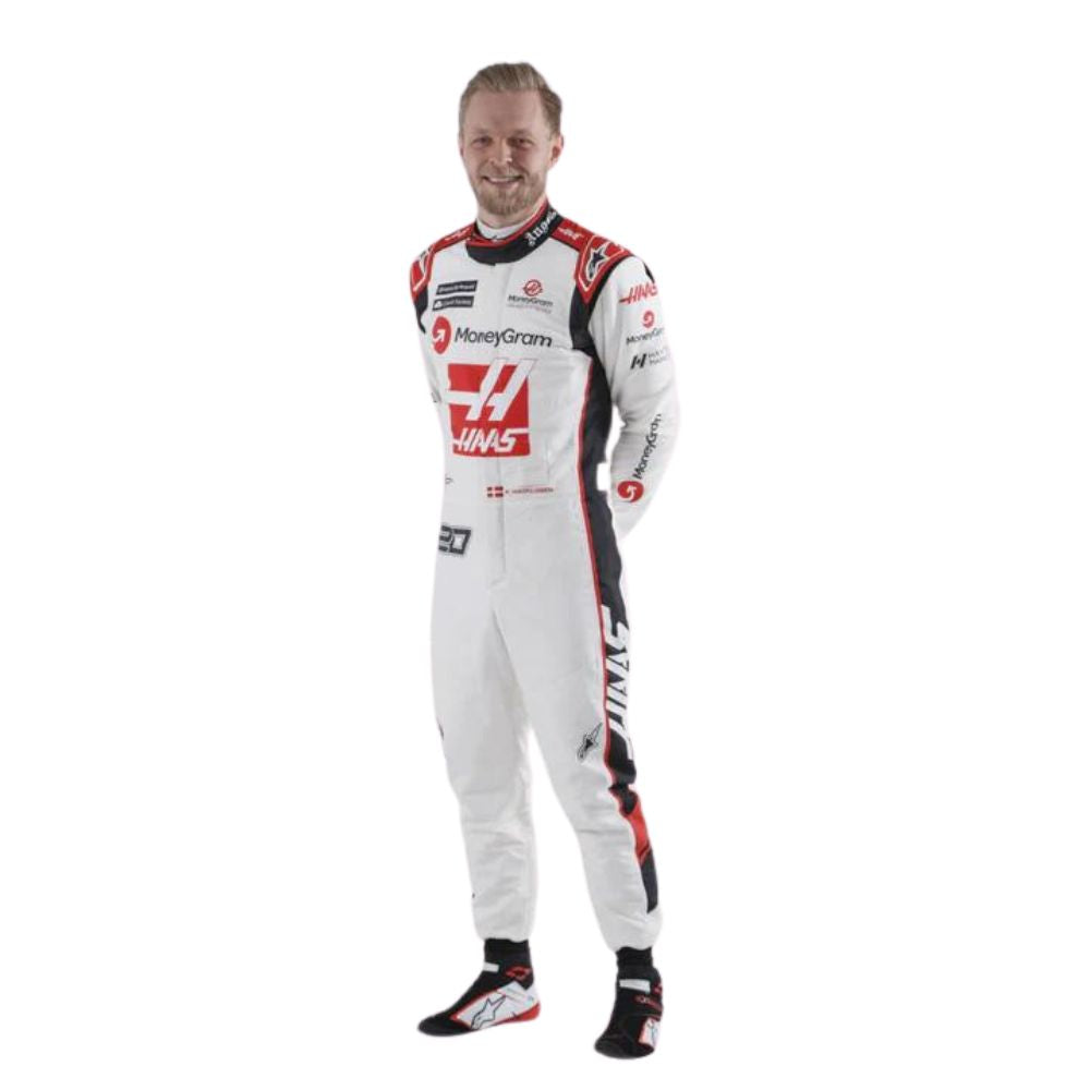 Haas F1 Team Kevin Magnussen 2023 Formula 1 Racing Suit Replica