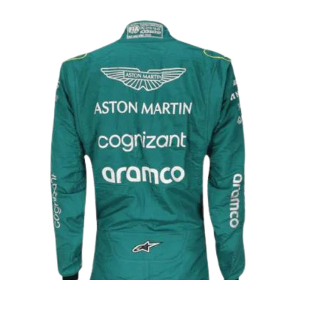 Aston Martin Aramco F1 Team Sebastian Vettel 2022 Formula 1 Racing Suit Replica (Race)