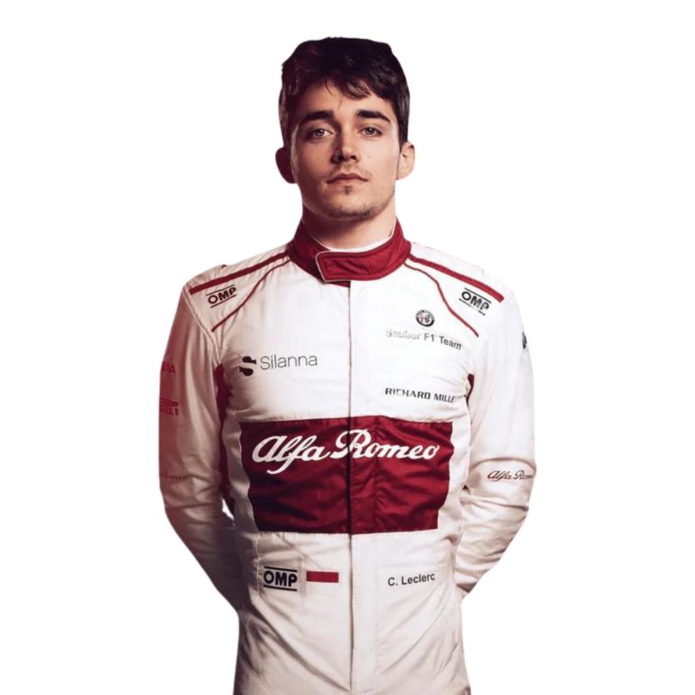 Alfa Romeo Charles Leclerc 2018 Formel-1-Rennanzug-Replika