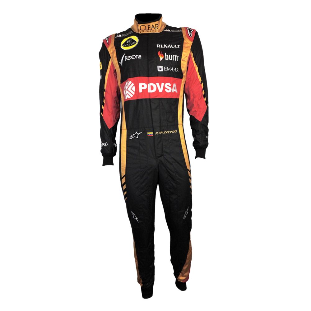 Formel 1 Rennoverall-Replika 2014 (Team Pastor Maldonado Lotus)