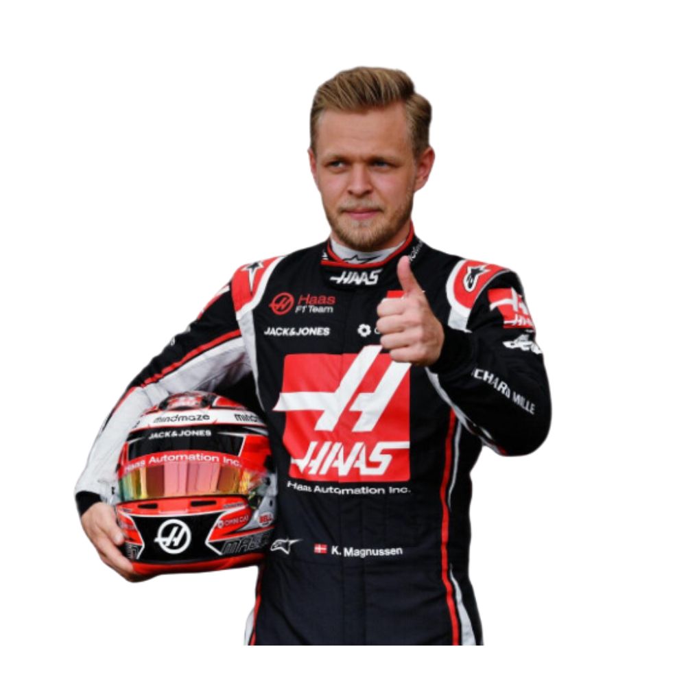Haas F1 Team Kevin Magnussen 2020 Formula 1 Racing Suit Replica