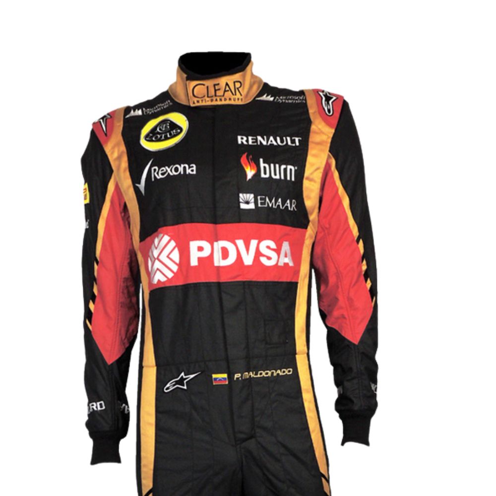 Formel 1 Rennoverall-Replika 2014 (Team Pastor Maldonado Lotus)
