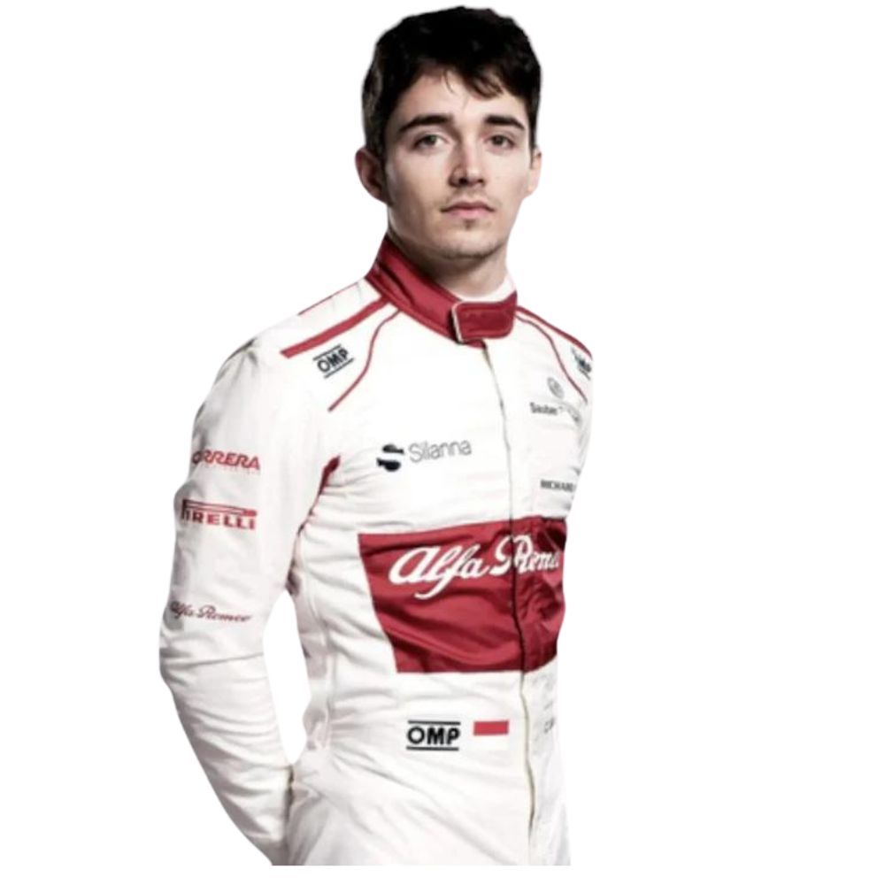Alfa Romeo Charles Leclerc 2018 Formel-1-Rennanzug-Replika