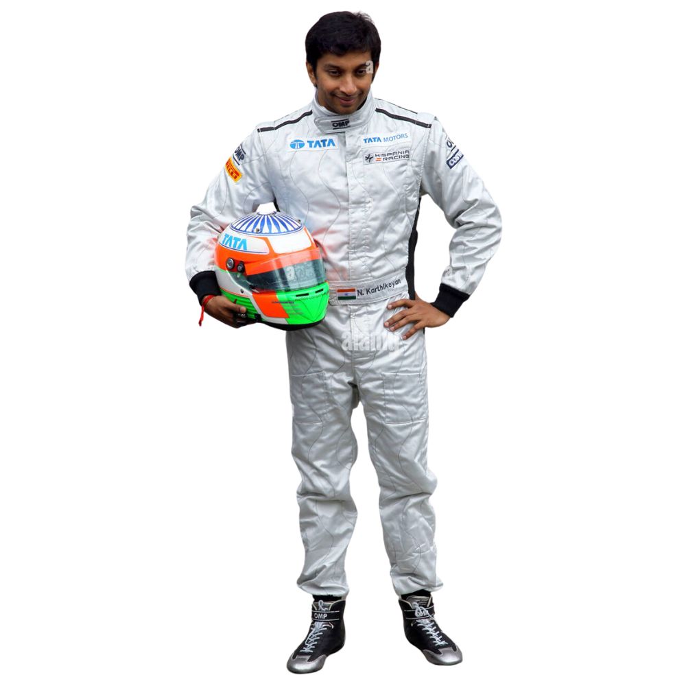 Formel 1 Rennoverall Replik (Narain Karthikeyan HRT 2011)