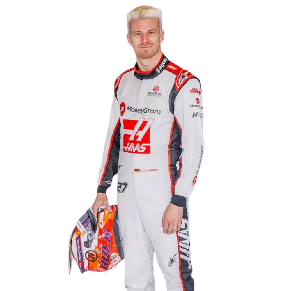 Haas F1 Team Nico Hülkenberg 2023 Formel 1 Rennanzug Replik