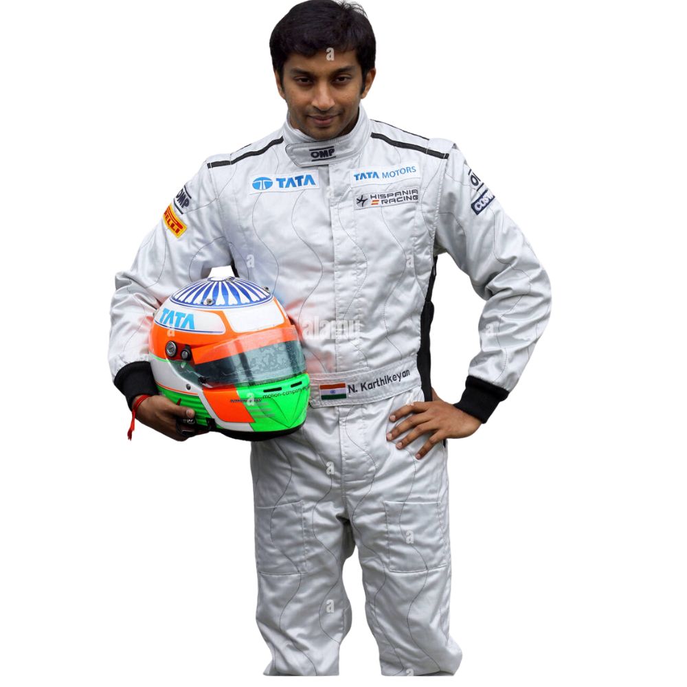 Formel 1 Rennoverall Replik (Narain Karthikeyan HRT 2011)