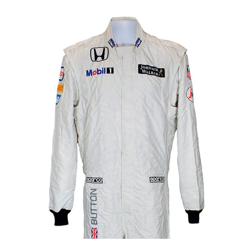 2015 Formel 1 Rennanzug-Replika (Jenson Button)