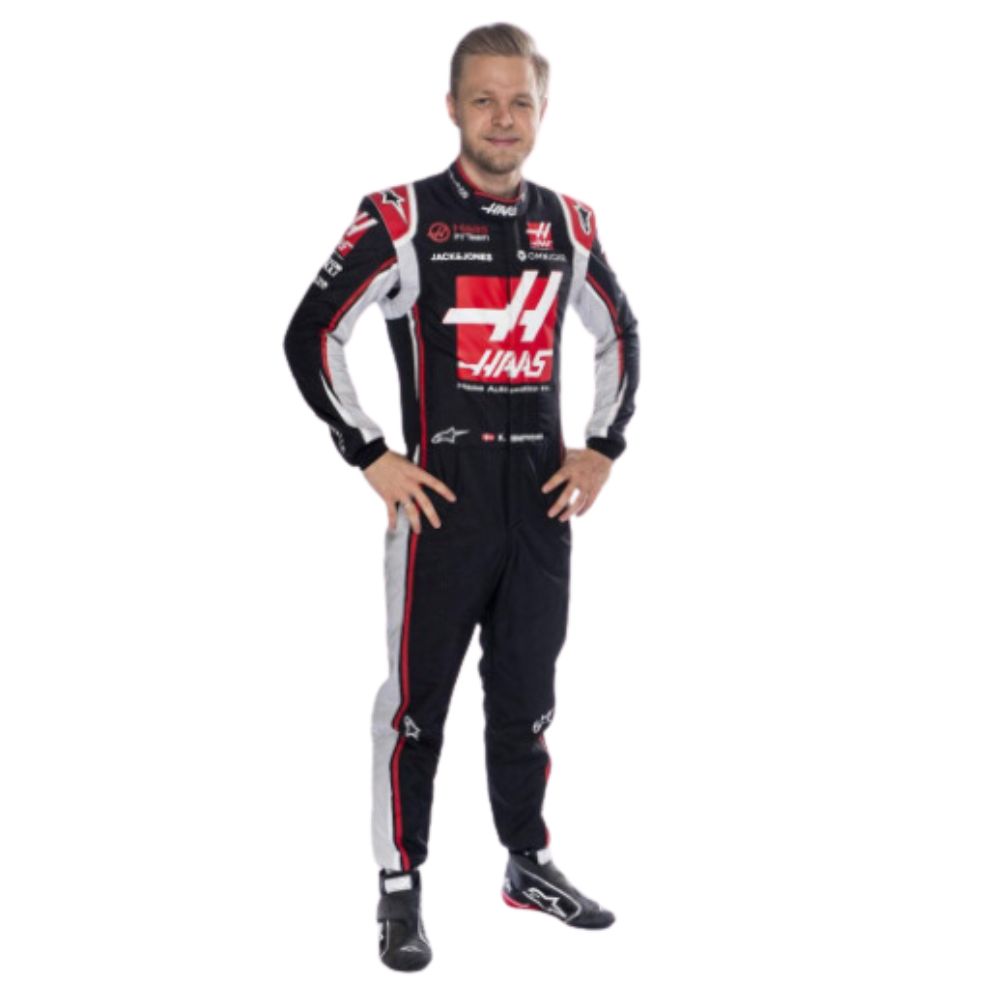 Haas F1 Team Kevin Magnussen 2020 Formula 1 Racing Suit Replica
