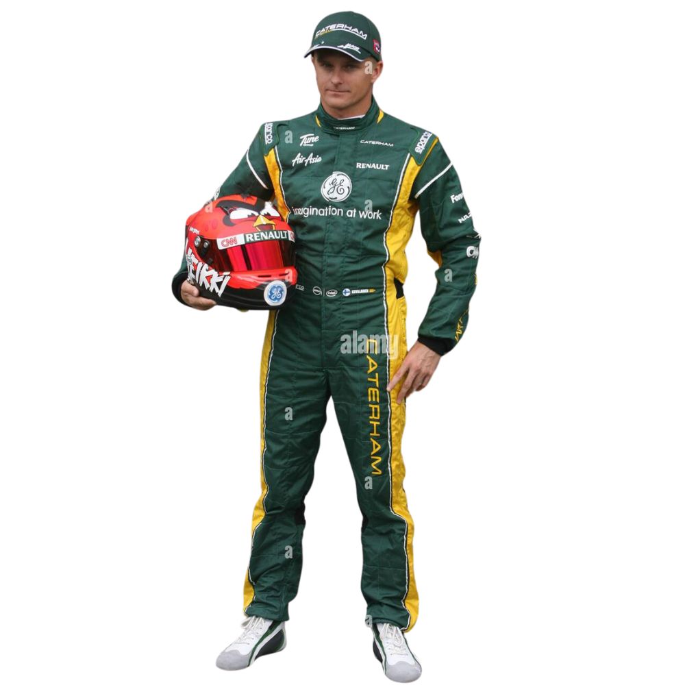 2012 Formel 1 Rennanzug Replik (Heikki Kovalainen Caterham)