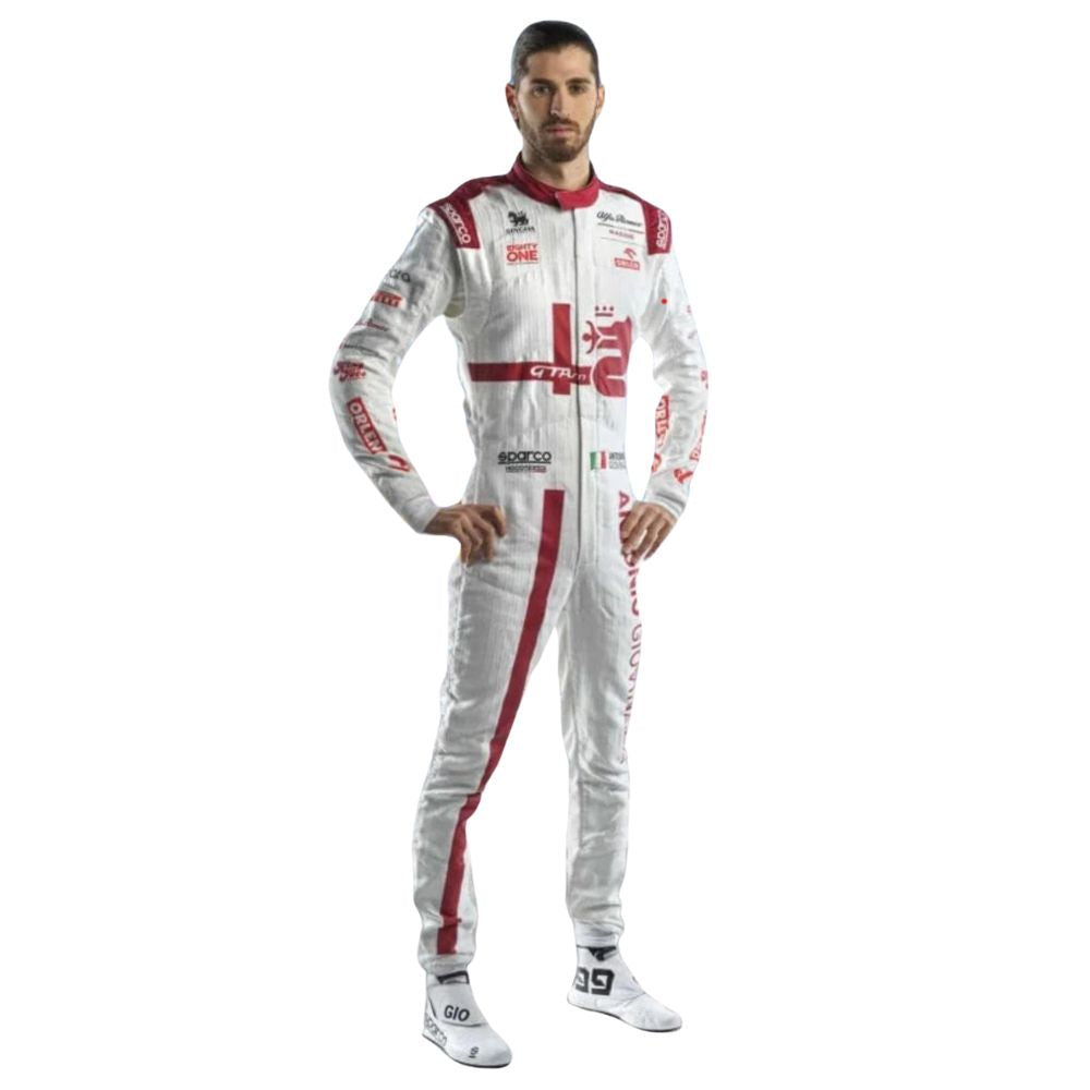 Alfa Romeo F1 Team 2021 Formel 1 Rennanzug Replik (Rennanzug Antonio Giovinazzi)