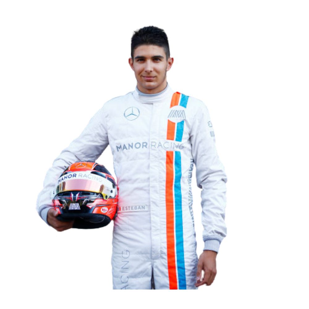 Esteban Ocon 2016 Formel 1 Rennanzug Replik (Formel 1 Manor)