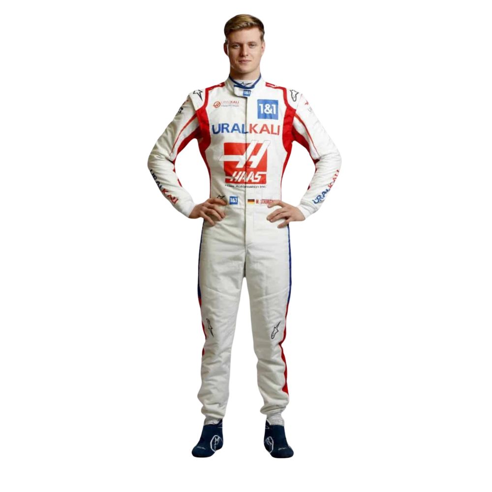 Haas F1 Team Mick Schumacher 2021 Formel 1 Rennanzug Replik (Rennen)