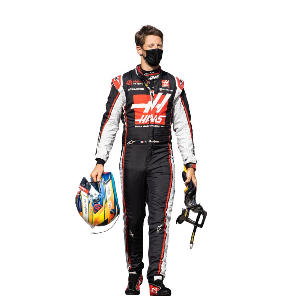 Haas F1 Team 2020 Formula 1 Racing Suit Replica (Romain Grosjean)