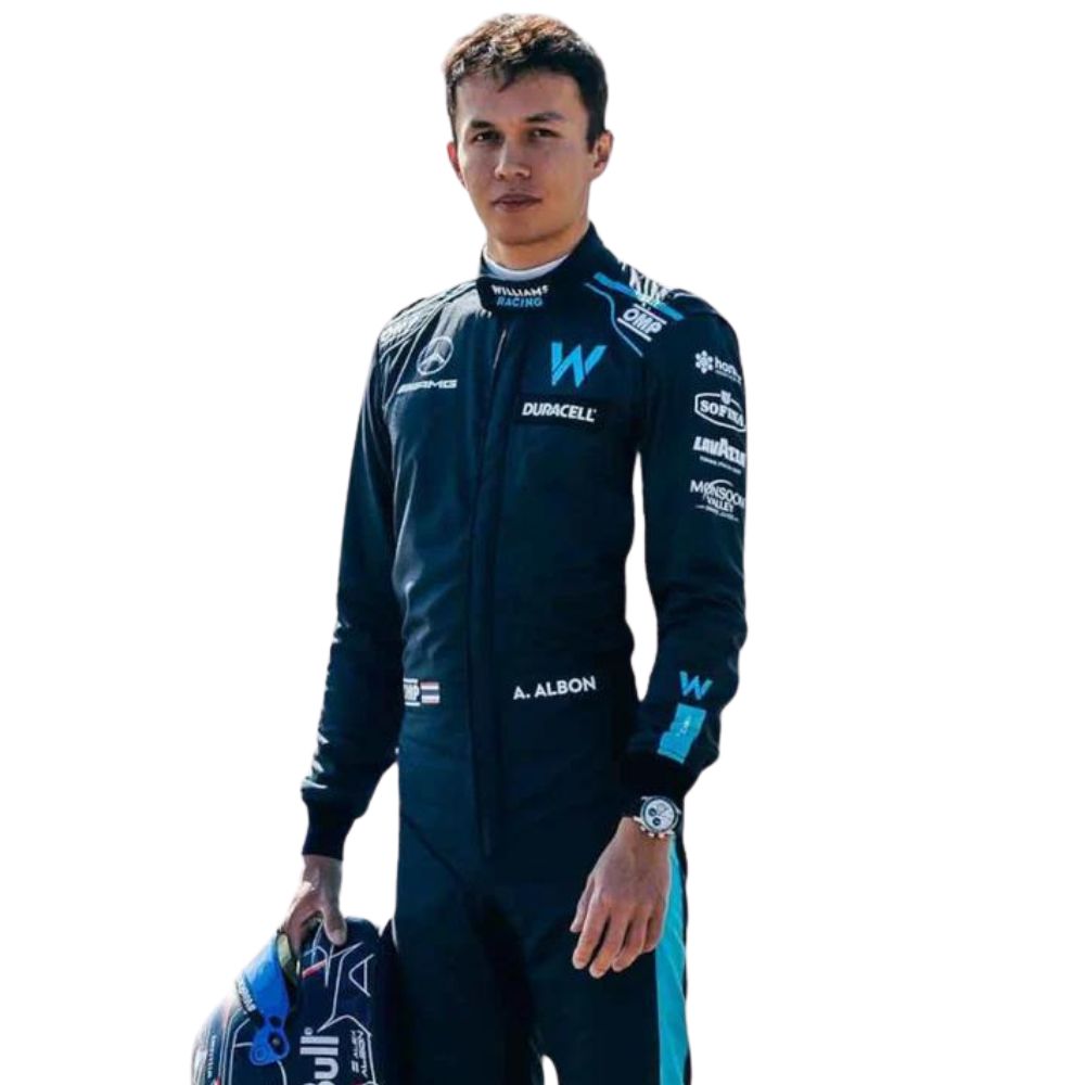 Williams Racing Alex Albon 2022 Formel 1 Rennanzug Replik (Rennen)