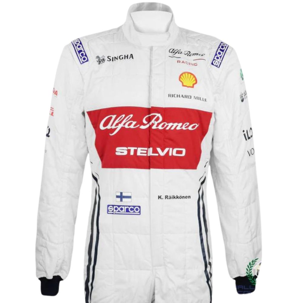 Alfa Romeo F1 Team Kimi Räikkönen Formel-1-Rennanzug-Replika 2019 (Rennanzug Kimi Räikkönen)