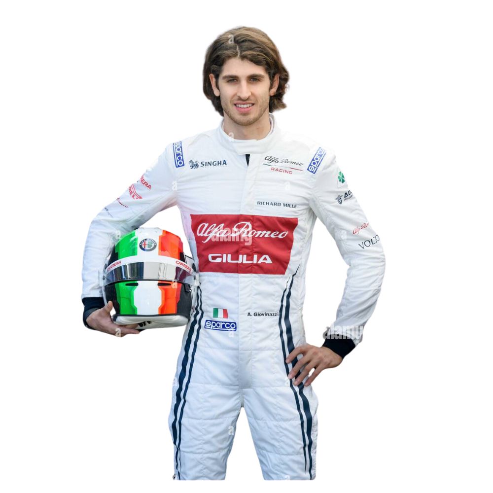 Alfa Romeo F1 Team 2019 Formel-1-Rennanzug-Replika (Rennen Antonio Giovinazzi)