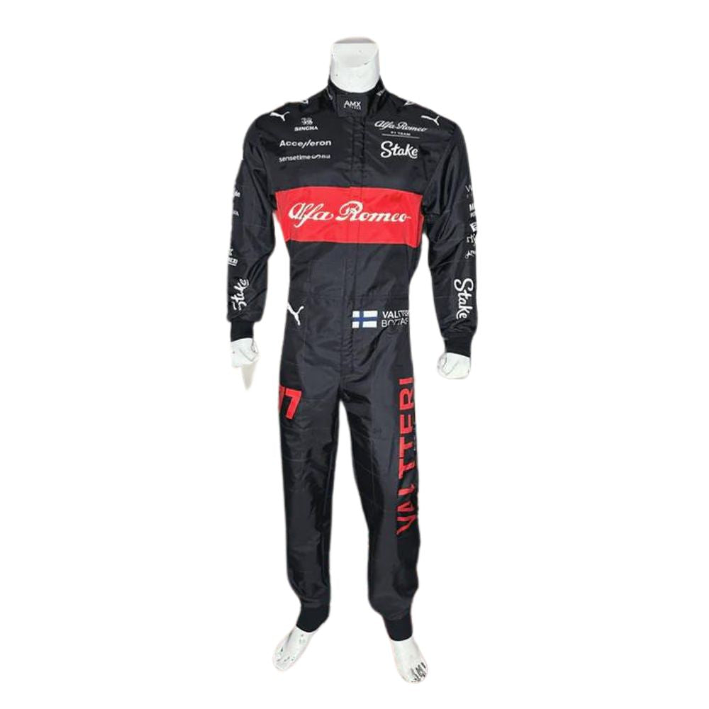 Alfa Romeo F1 Team Valtteri Bottas 2023 Formel 1 Rennanzug Replik