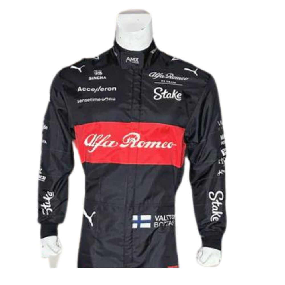 Alfa Romeo F1 Team Valtteri Bottas 2023 Formel 1 Rennanzug Replik