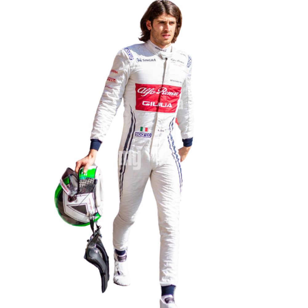 Alfa Romeo F1 Team 2019 Formel-1-Rennanzug-Replika (Rennen Antonio Giovinazzi)