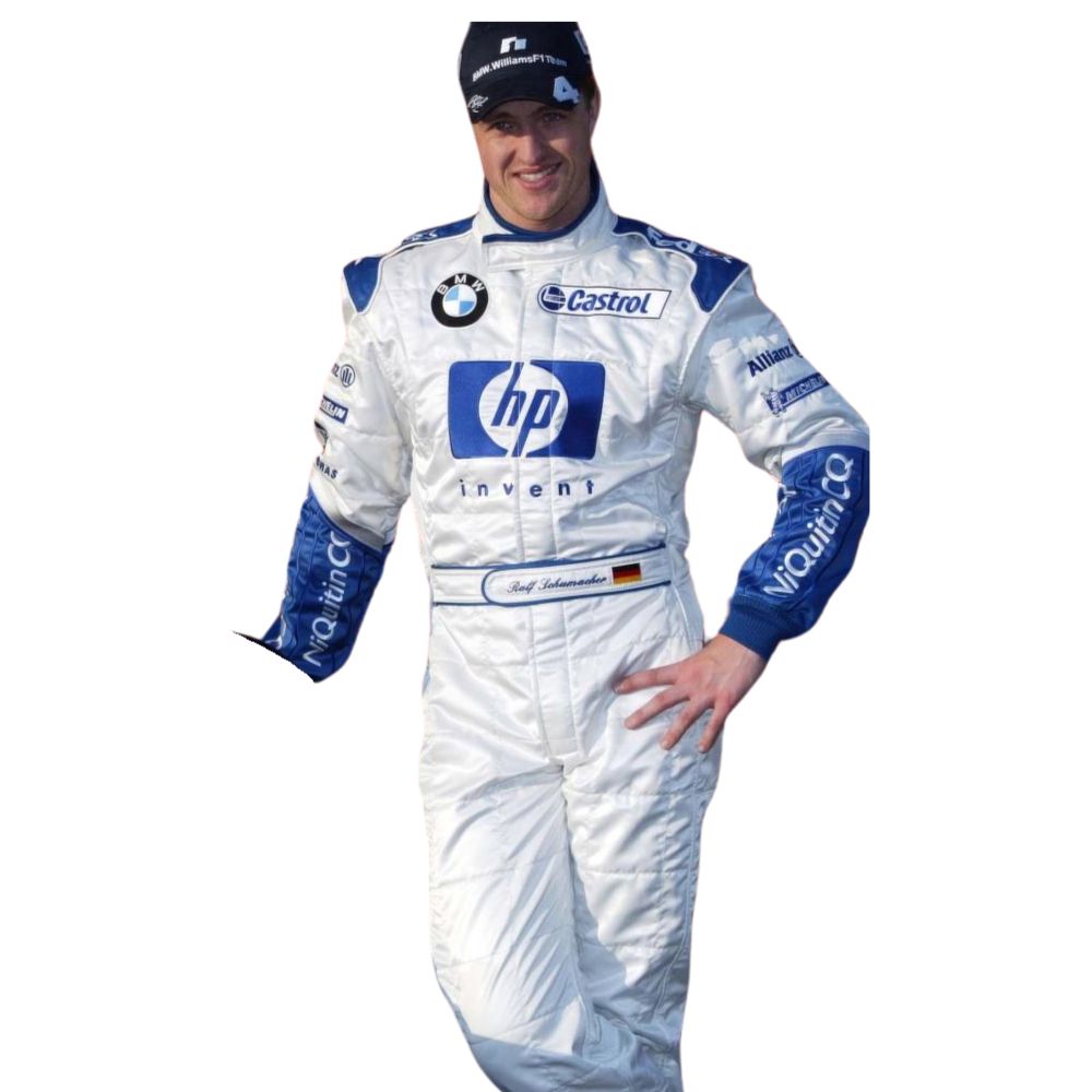 Williams Racing Formel 1 Rennanzug Replik (Ralf Schumacher Rennen 2003)