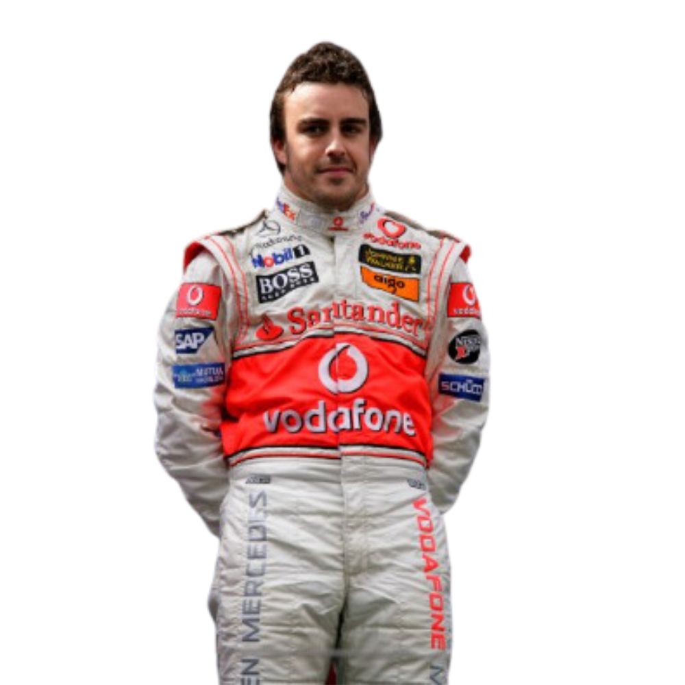 McLaren Formula 1 Team Fernando Alonso 2007 Formula 1 Racing Suit Replica (Race)
