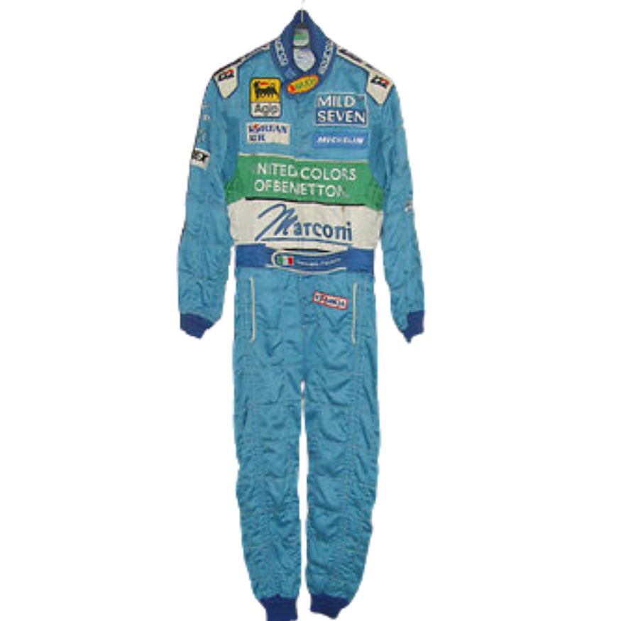 Formel-1-Rennanzug-Replika (Giancarlo Fisichellas Benetton Race 2000er)