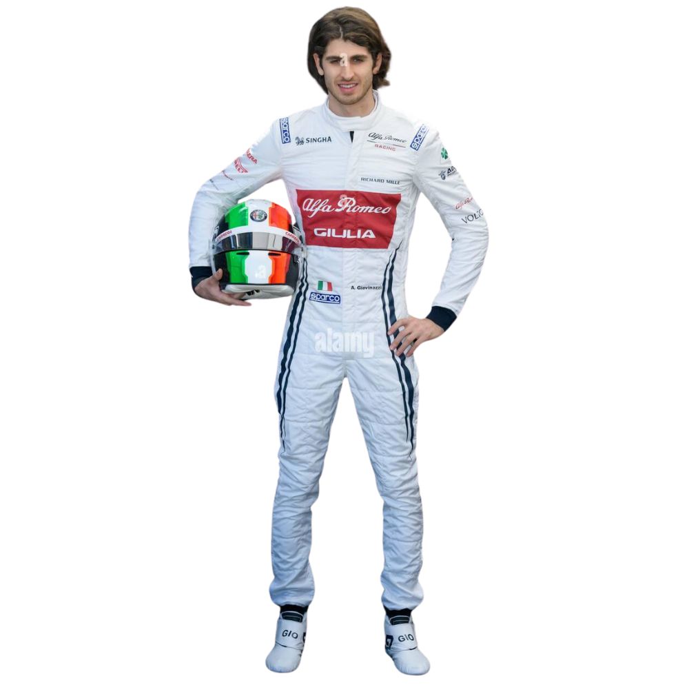 Alfa Romeo F1 Team 2019 Formel-1-Rennanzug-Replika (Rennen Antonio Giovinazzi)