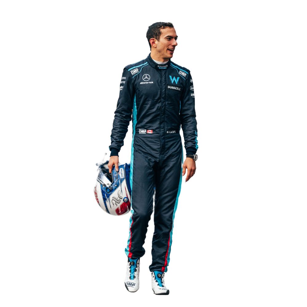 Williams Racing Nicholas Latifi 2022 Formel 1 Rennanzug Replik (Rennen)