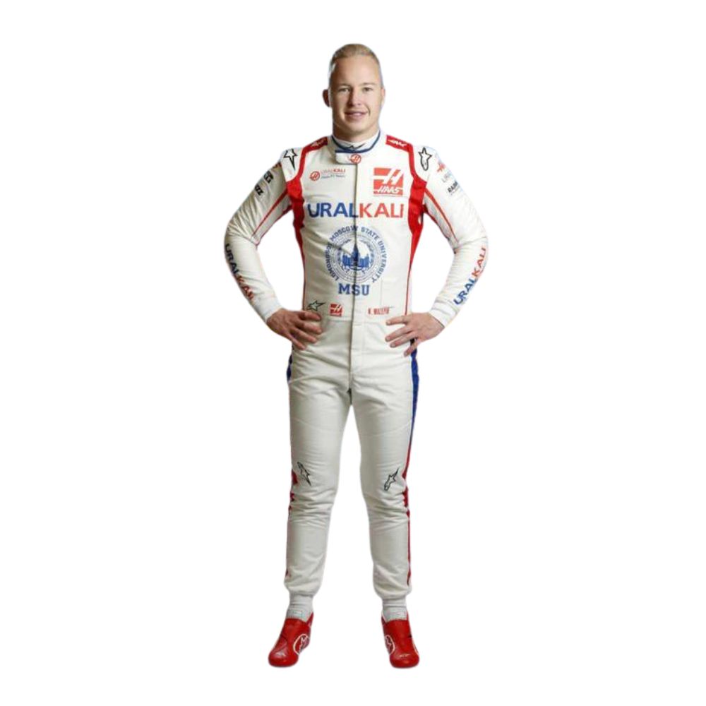 Haas F1 Team 2021 Formula 1 Racing Suit Replica (Race Nikita Mazepin)