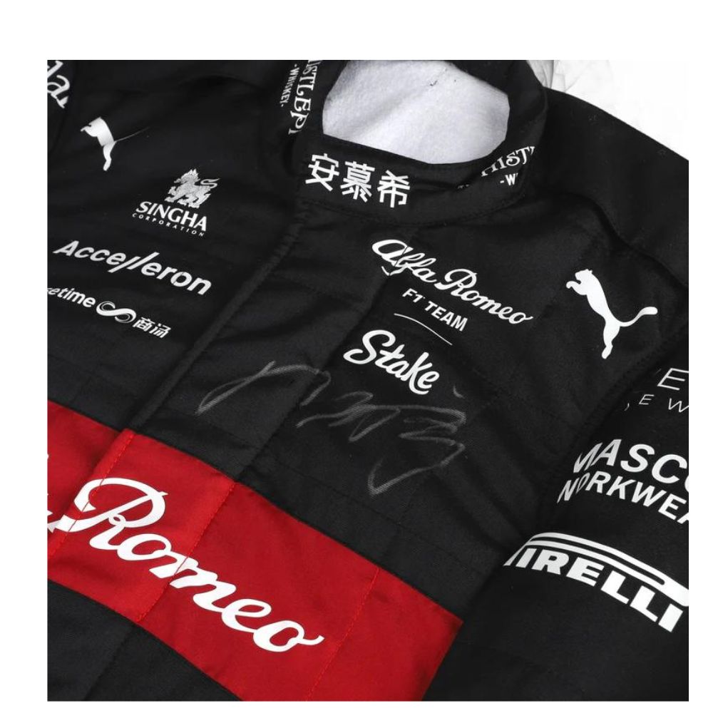 Alfa Romeo F1 Team Zhou Guanyu 2023 Formel 1 Rennanzug Replika