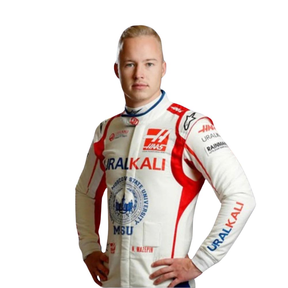 Haas F1 Team 2021 Formula 1 Racing Suit Replica (Race Nikita Mazepin)