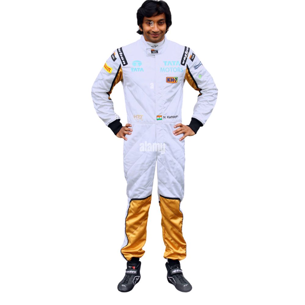 2012 Formula 1 Racing Suit Replica (Narain Karthikeyan HRT)