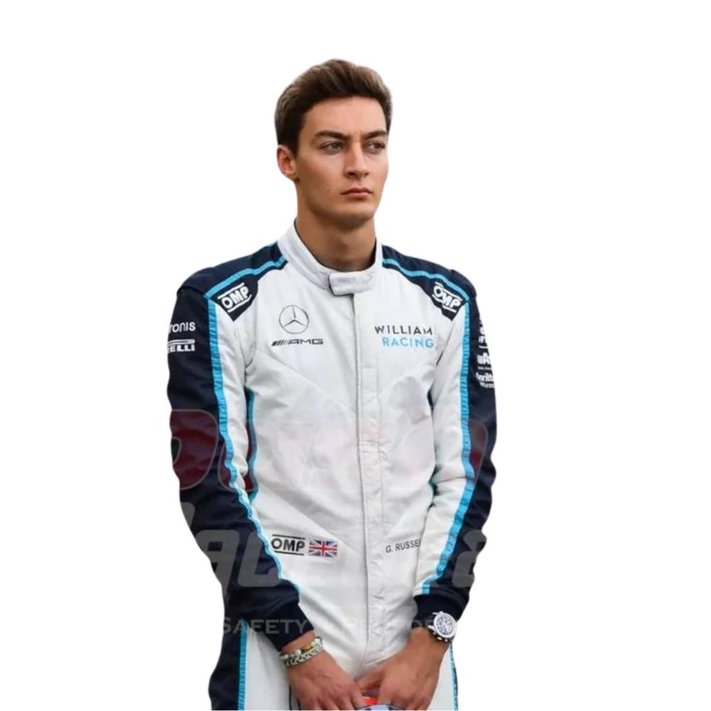 Williams Racing George Russell 2021 Formula 1 Racing Suit Replica (Race)