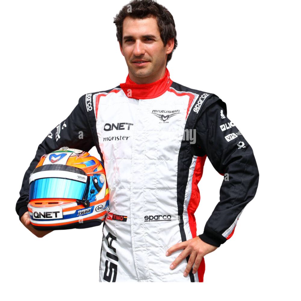 2012 Formel 1 Rennanzug Replik (Timo Glock Marussia)