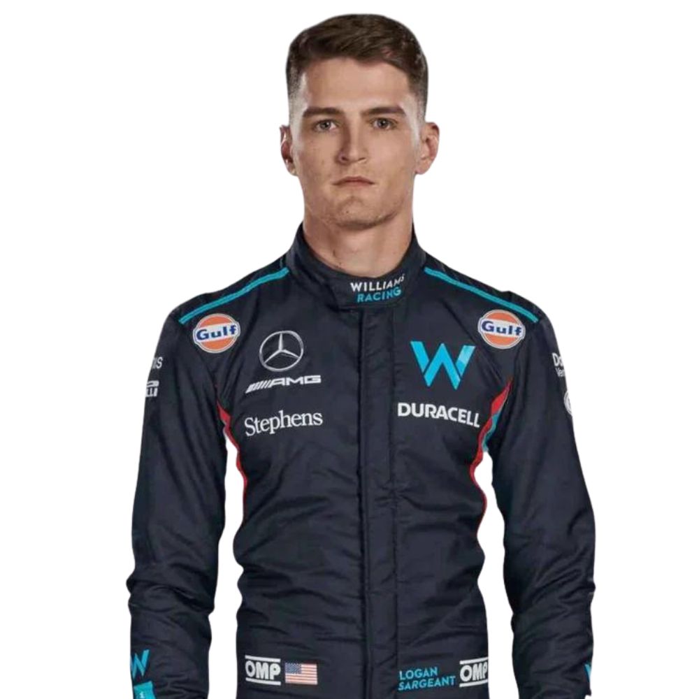 Williams Racing Logan Sargeant 2023 Formel 1 Rennanzug Replik