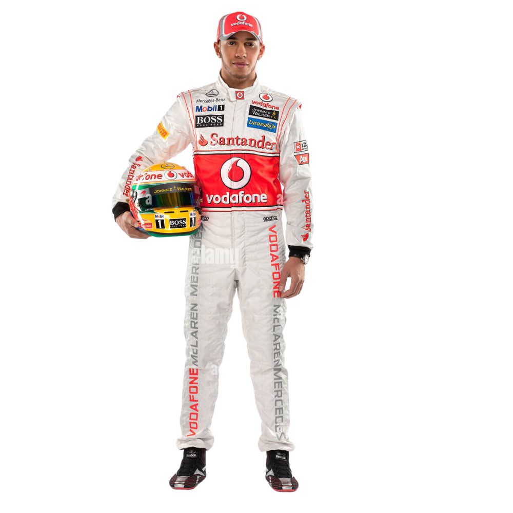 Mercedes-AMG Petronas F1 Team Lewis Hamilton 2012 Formula 1 Racing Suit Replica