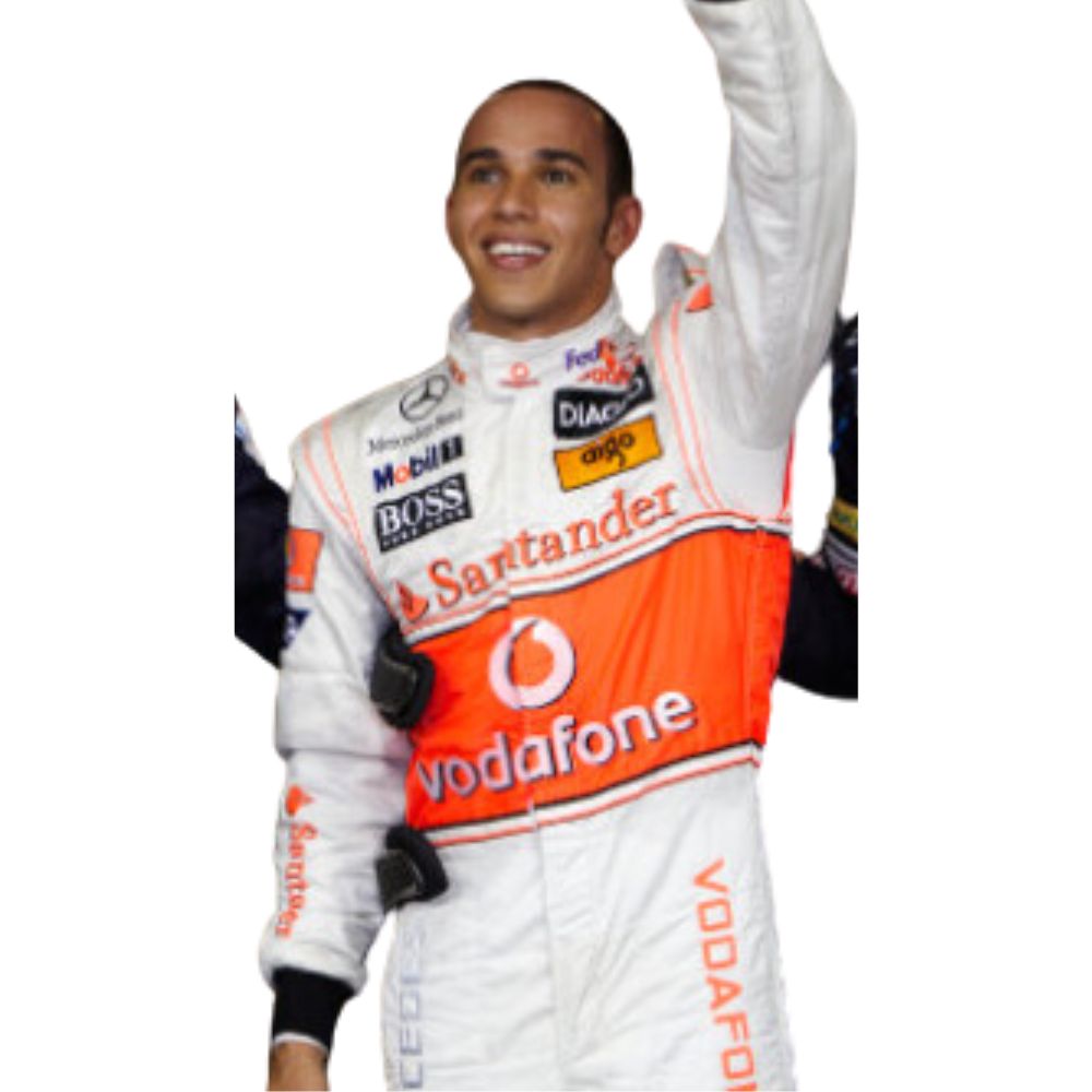 Mercedes-AMG Petronas F1 Team Lewis Hamilton Formel-1-Rennanzug Replik (Rennen der 2000er Jahre)