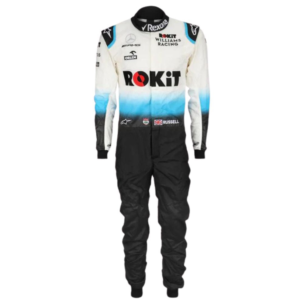 Williams Racing George Russell 2019 Formel 1 Rennanzug Replik (Rennen)