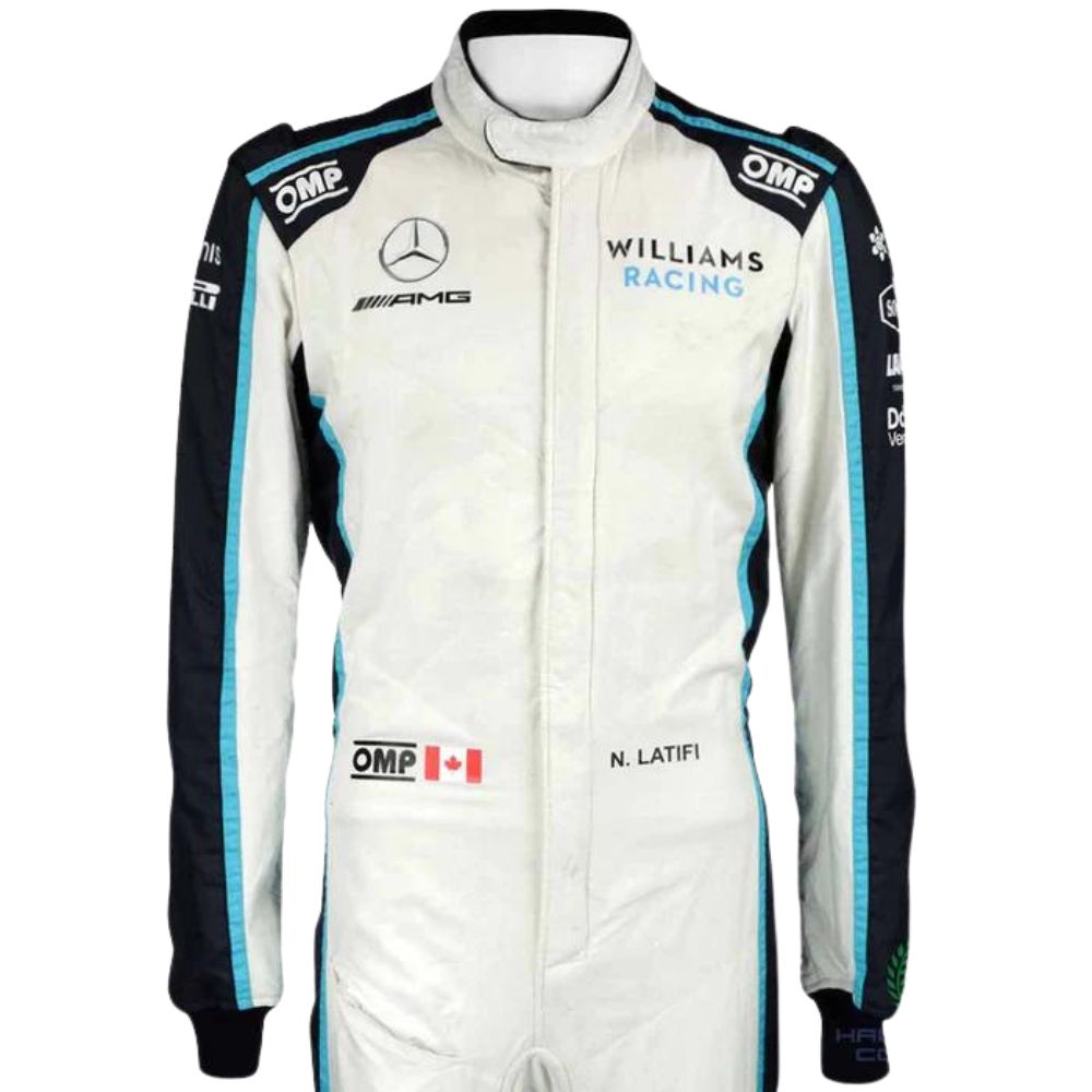 Williams Racing Nicholas Latifi 2021 Formel 1 Rennanzug Replik (Rennen)