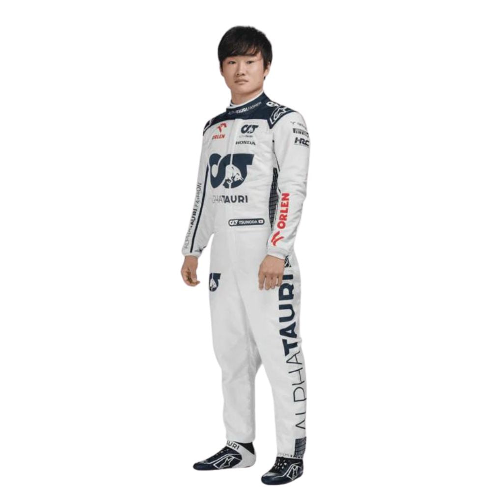 Scuderia AlphaTauri Yuki Tsunoda 2023 Formel 1 Rennanzug Replik