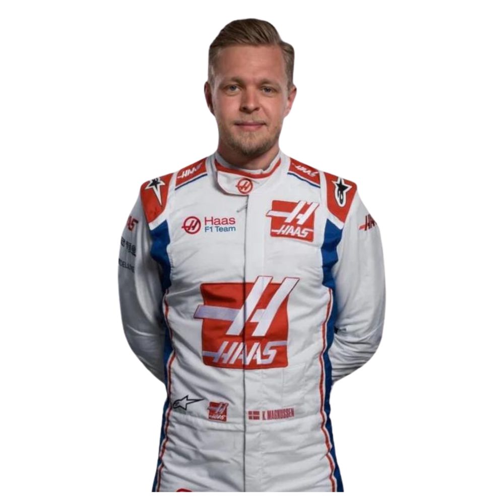 Haas F1 Team Kevin Magnussen 2022 Formula 1 Racing Suit Replica (Race)
